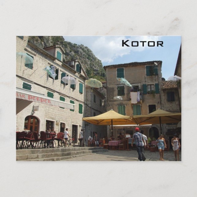 Postal Kotor (Anverso)
