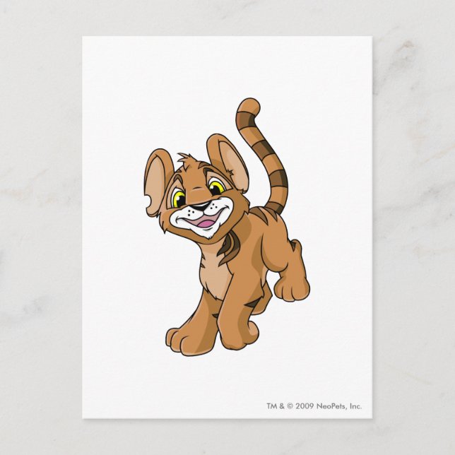 Postal Kougra Brown (Anverso)
