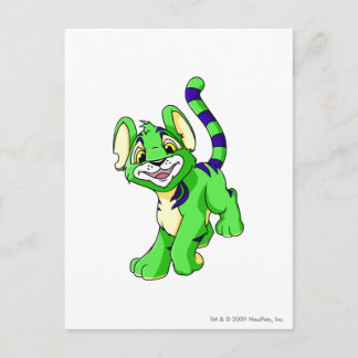 Postal Kougra Green