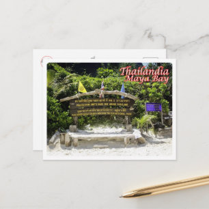 Postal Krabi - Bahía Maya - Tailandia -