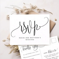 Kraft Rustic Style, escritura moderna, RSVP