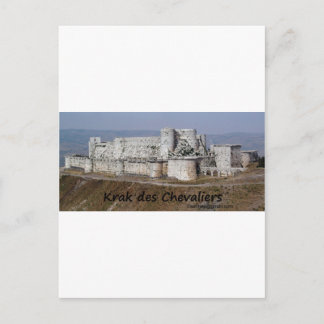 Postal Krak Des Chevaliers, un castillo cruzado