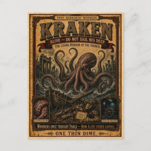 Postal Kraken, Monstruo de Circo Antiguo