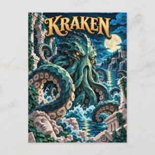 Postal Kraken, Monstruo de Corte de Papel