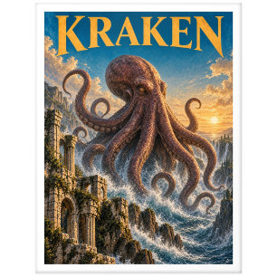 Postal Kraken, Monstruo de Fantasía Gótica