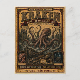 Postal Kraken, Vintage Circus Monster