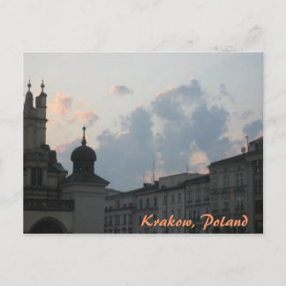 Postal Krakow Sunset
