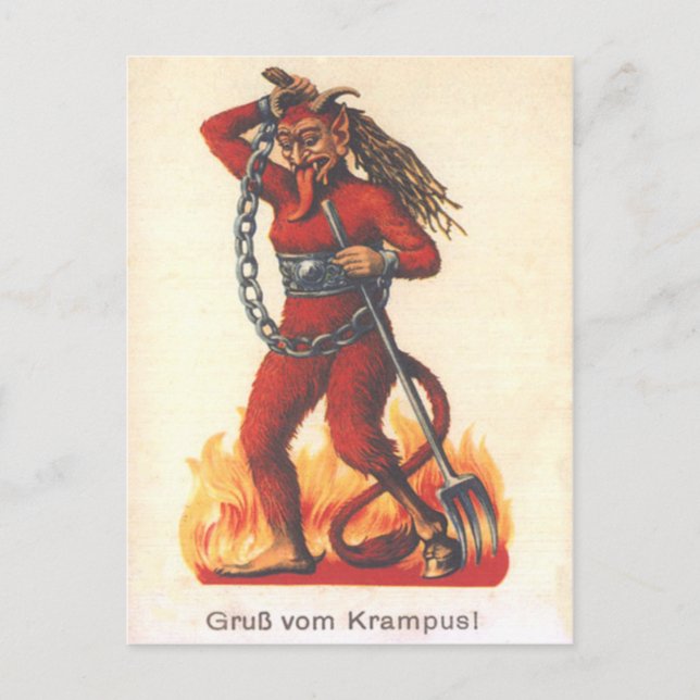 Postal Krampus (Anverso)
