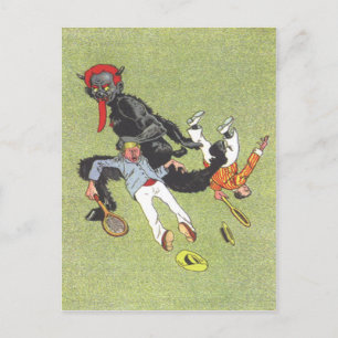Postal Krampus Kidnapping Men