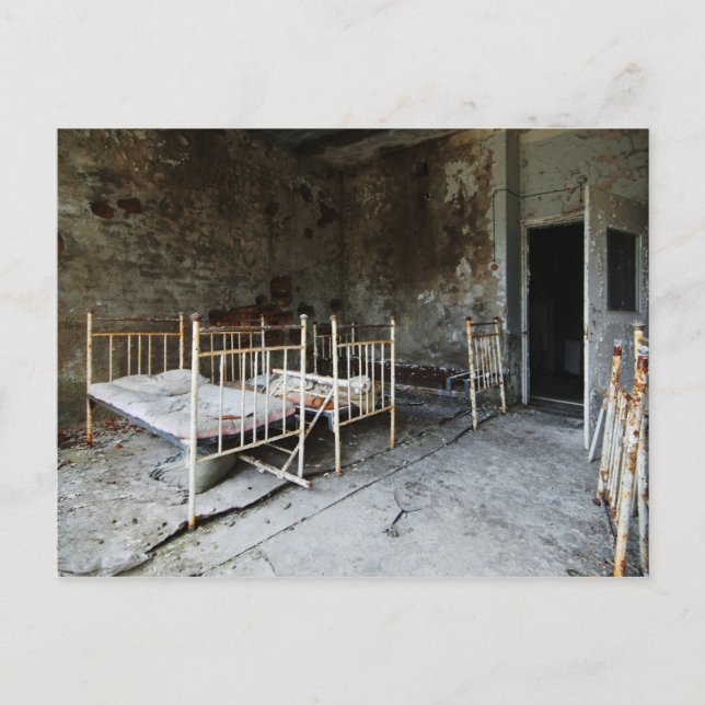 Postal Krankenzimmer (Anverso)