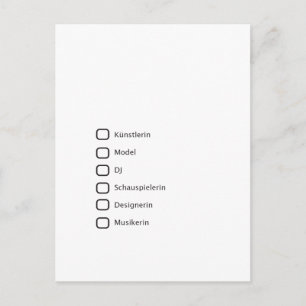 Postal Kreative Hipster