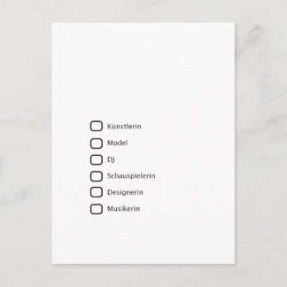 Postal Kreative Hipster