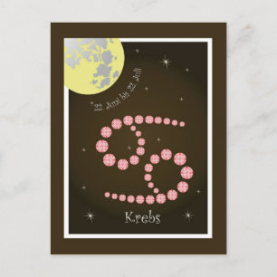 Postal Krebs 22. Juni bis 22. Juli Postkarte