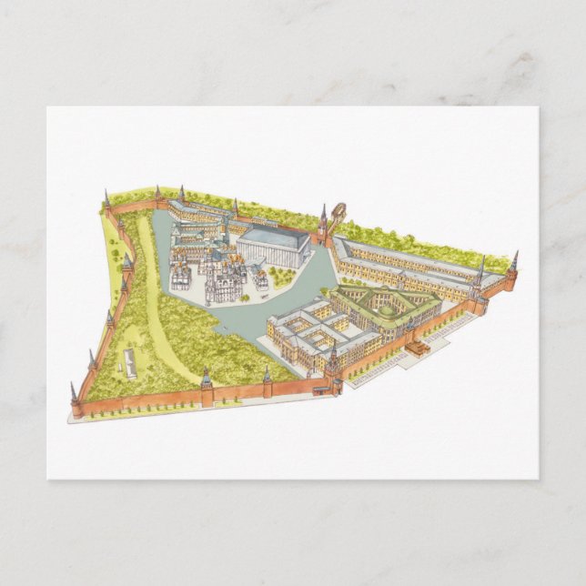 Postal Kremlin de Moscú (Anverso)