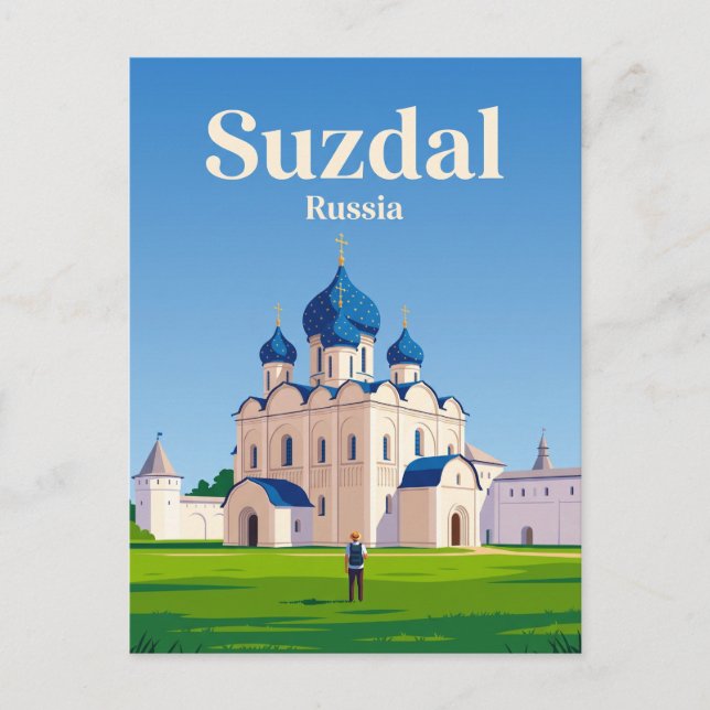 Postal Kremlin de Suzdal Rusia (Anverso)