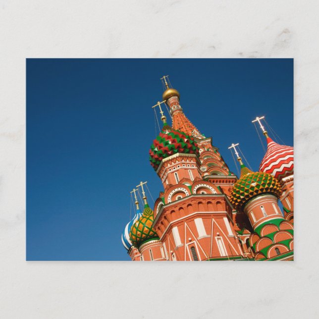 Postal Kremlin, Vasiliy Bendito | Moscú, Rusia (Anverso)