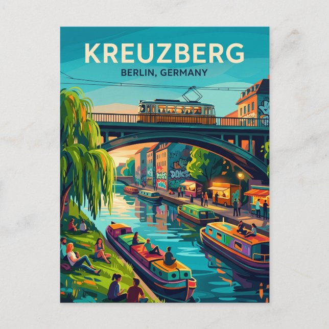 Postal Kreuzberg Alemania (Anverso)
