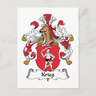 Postal Krieg Family Crest