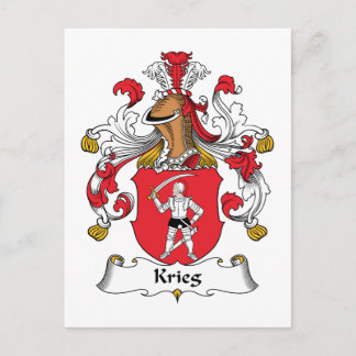 Postal Krieg Family Crest