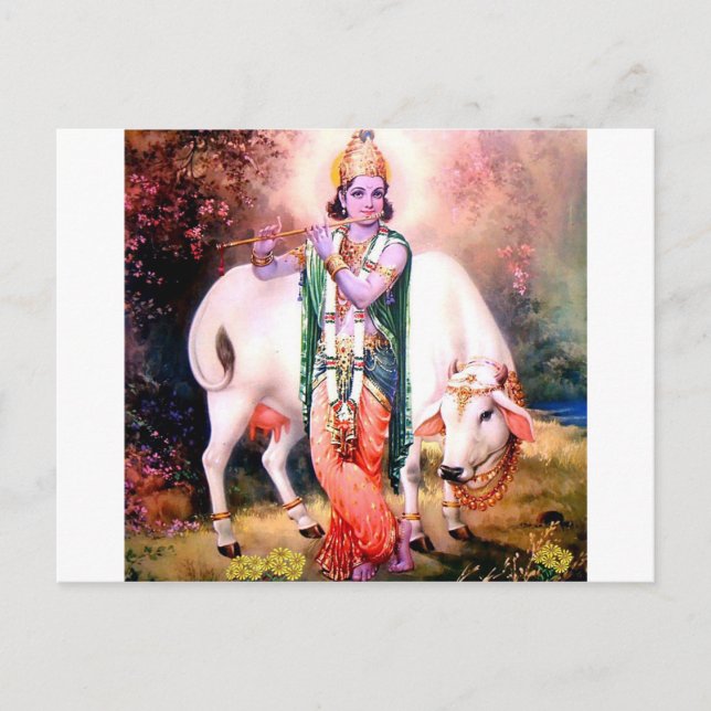 Postal krishna (Anverso)