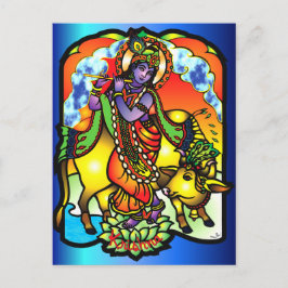 Postal Krishna Postcard