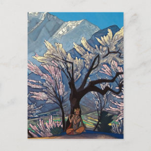 Postal “Krishna - Primavera en Kulu” de Nicholas Roerich