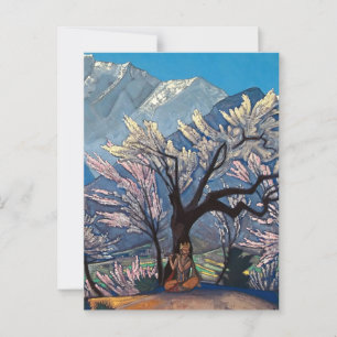 Postal "Krishna - Primavera en Kulu" por Nicholas Roerich