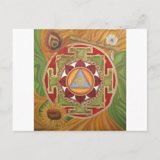Postal Krishna Yantra (Anverso)