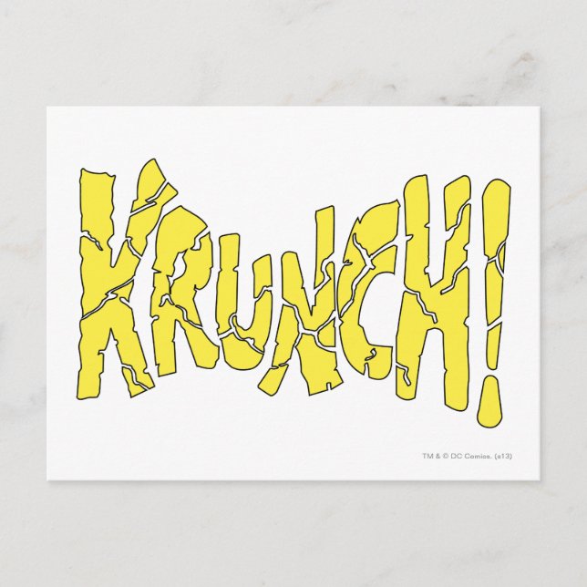POSTAL ¡KRUNCH! (Anverso)