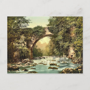 Postal KRW Vintage The Dargle Bridge County Wicklow