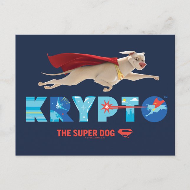 Postal Krypto El Superperro (Anverso)