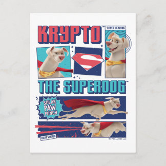 Postal Krypto Los Paneles De Cómic De Superperros