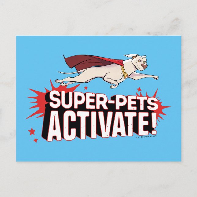 Postal Krypto: ¡Los superMascotas activan! (Anverso)