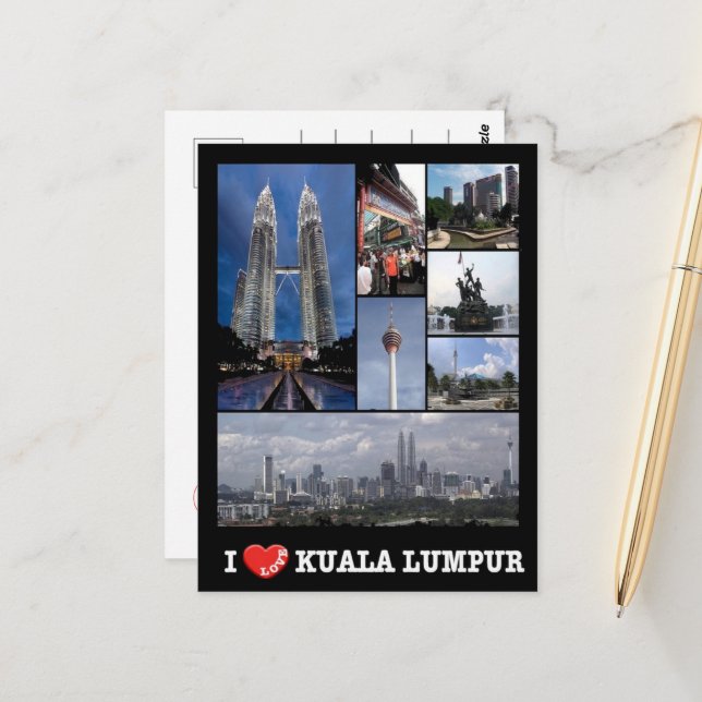 Postal Kuala Lumpur - Amo - Malasia - (Anverso/Reverso In Situ)