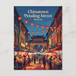 Postal Kuala Lumpur - Barrio chino (Calle Petaling)