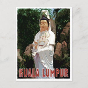 Postal Kuala Lumpur GuanYin estilo vintage