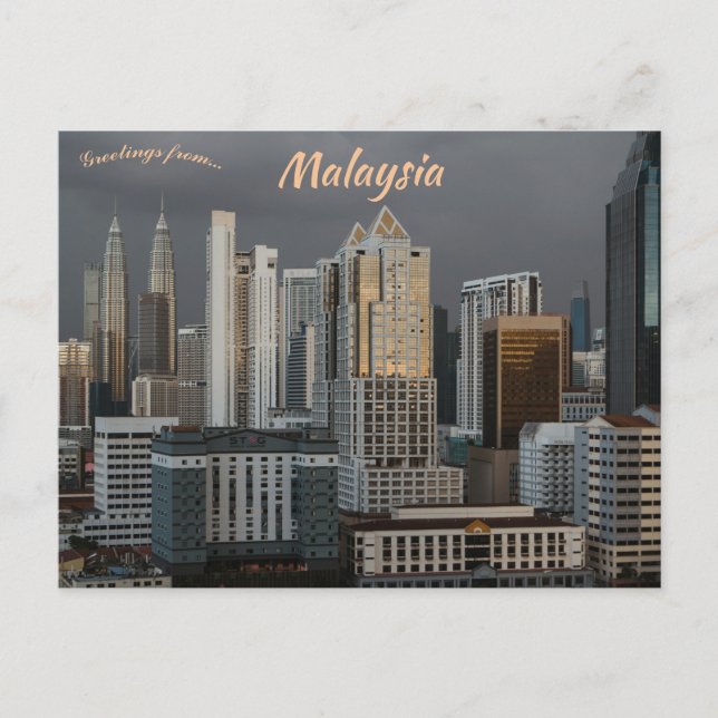 Postal Kuala Lumpur Malasia (Anverso)
