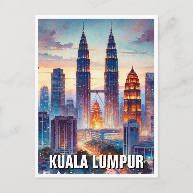 Postal Kuala Lumpur Malasia (Anverso)