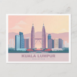 Postal Kuala Lumpur Malasia Pastel Travel