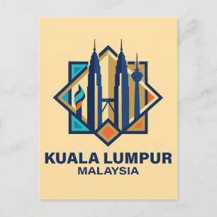 Postal Kuala Lumpur Malasia Sudeste Asiático