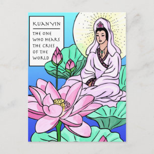 Postal Kuan Yin, Quan Yin, oye tus gritos