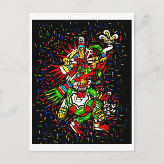 postal kukulcana colorida