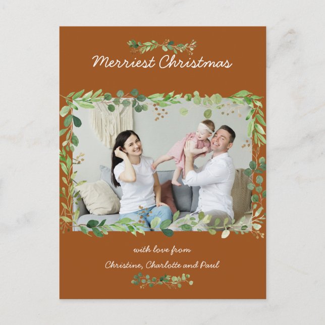 Postal Kundenspezifische Foto Postkarte Greenery (Anverso)