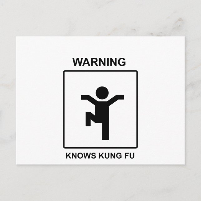 Postal Kung Fu (Anverso)