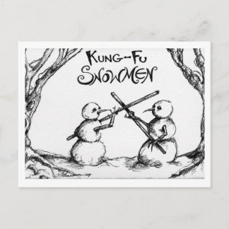 Postal Kung Fu Snowmen