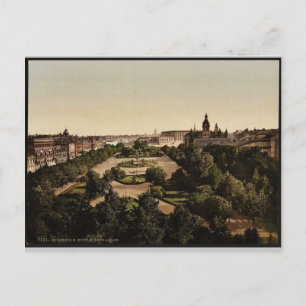 Postal Kungstradgarden, Estocolmo, Suecia classic Photoch