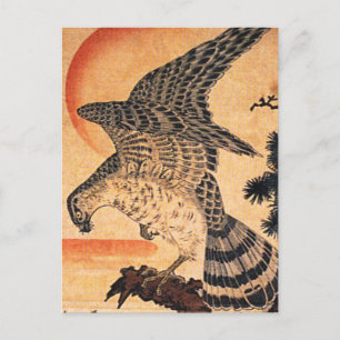 Postal Kuniyoshi Hawk