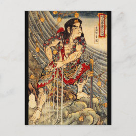 Postal Kuniyoshi Samurai