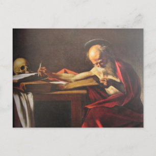 Postal Kunst "Heiliger Hieronymus"- Postkarte