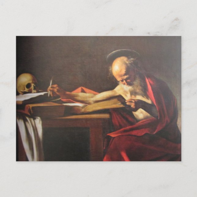 Postal Kunst "Heiliger Hieronymus"- Postkarte (Anverso)